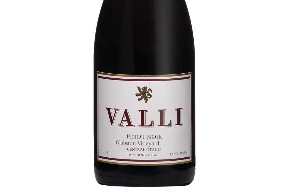 Valli Gibbston Vineyard Central Otago Pinot Noir 2016 - Pinot Noir - Black Market