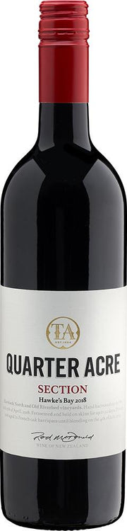 Quarter Acre Section Hawke's Bay Bordeaux Blend 2018 - Bordeaux Blend - Black Market