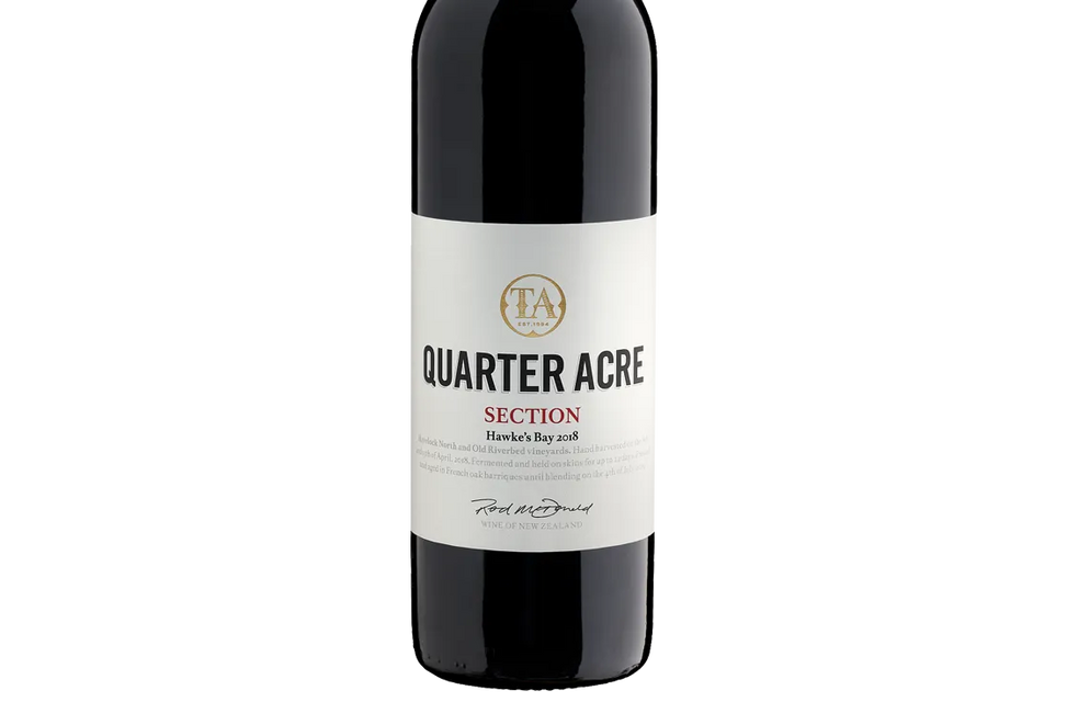 Quarter Acre Section Hawke's Bay Bordeaux Blend 2018 - Bordeaux Blend - Black Market