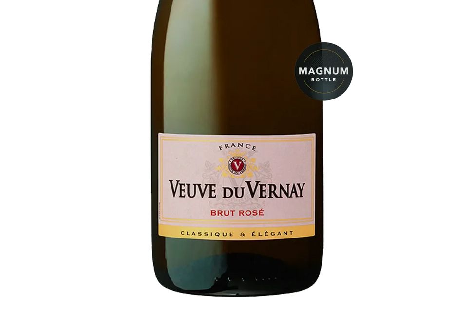 Veuve du Vernay Brut Rosé NV Magnum 1.5L (France) - Rosé - Black Market