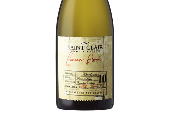Saint Clair Pioneer Block 10 Twin Hills Marlborough Chardonnay 2018 - Chardonnay - Black Market