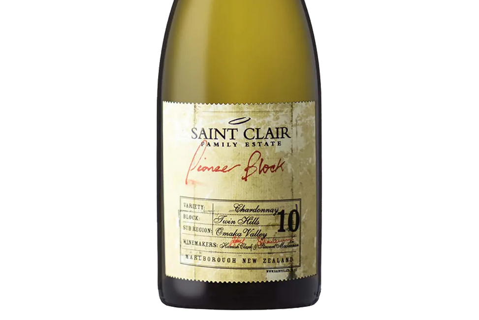 Saint Clair Pioneer Block 10 Twin Hills Marlborough Chardonnay 2018 - Chardonnay - Black Market