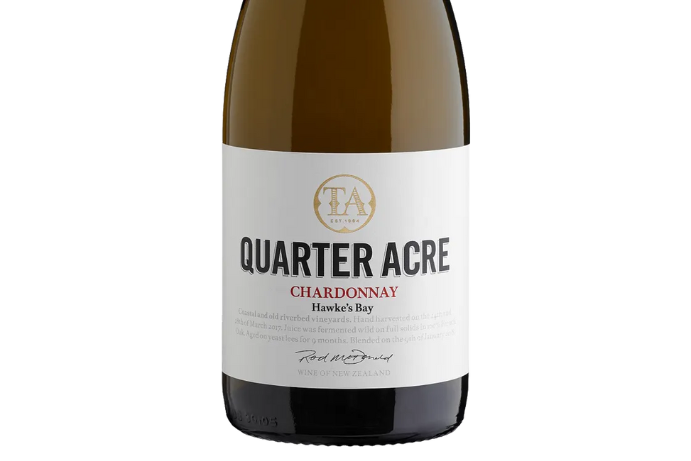 Quarter Acre Hawke's Bay Chardonnay 2018 - Chardonnay - Black Market