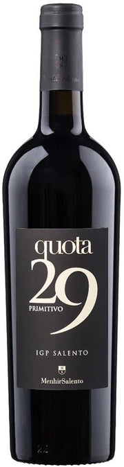 Cantine Menhir Quota 29 Primitivo 2018 (Italy) - Primitivo - Black Market