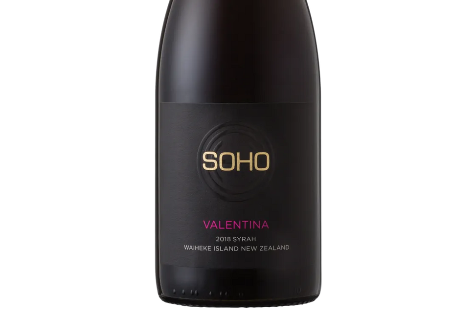 SOHO Valentina Waiheke Island Syrah 2018 - Syrah - Black Market