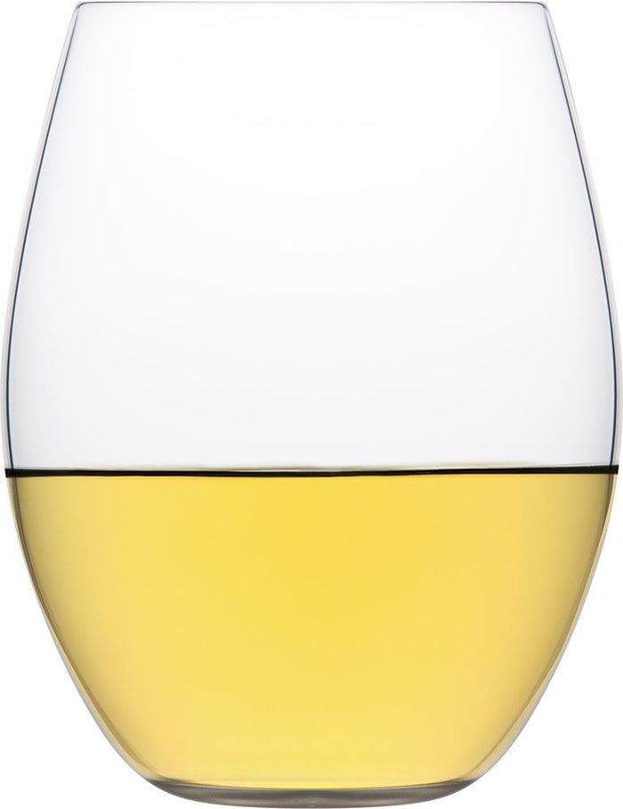 Plumm Outdoors Vintage Stemless White Wine Glass - Glass - Black Market