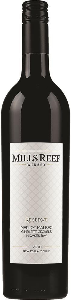 Mills Reef Reserve Gimblett Gravels Merlot Malbec 2018 - Merlot - Black Market