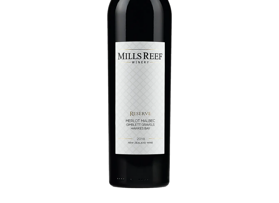 Mills Reef Reserve Gimblett Gravels Merlot Malbec 2018 - Merlot - Black Market