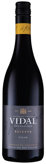 Vidal Reserve Gimblett Gravels Hawkes Bay Syrah 2018 - Syrah - Black Market