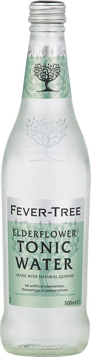 Fever Tree Premium Elderflower Tonic Water 8 x 500ml - Tonic Water - Black Market