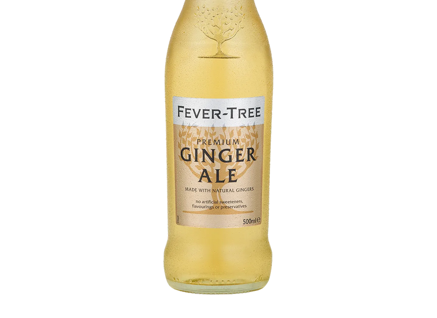 Fever Tree Premium Ginger Ale 8 x 500ml - Ginger Ale - Black Market