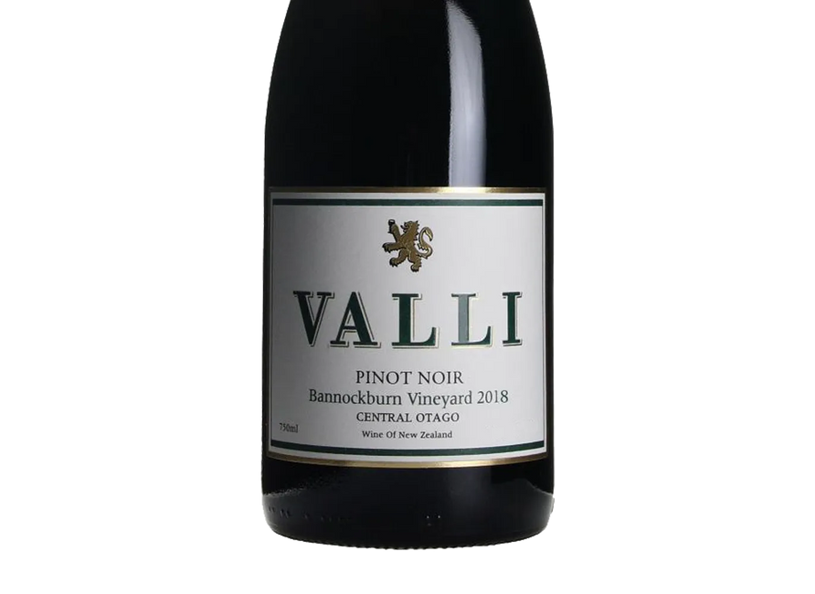 Valli Bannockburn Vineyard Central Otago Pinot Noir 2018 - Pinot Noir - Black Market