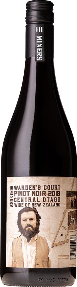 Three Miners Warden's Court Central Otago Pinot Noir 2018 - Pinot Noir - Black Market