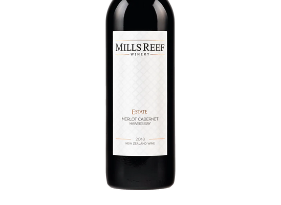 Mills Reef Estate Hawke's Bay Merlot Cabernet 2018 - Merlot - Black Market
