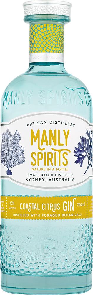 Manly Spirits Coastal Citrus Gin (700ml) - Gin - Black Market