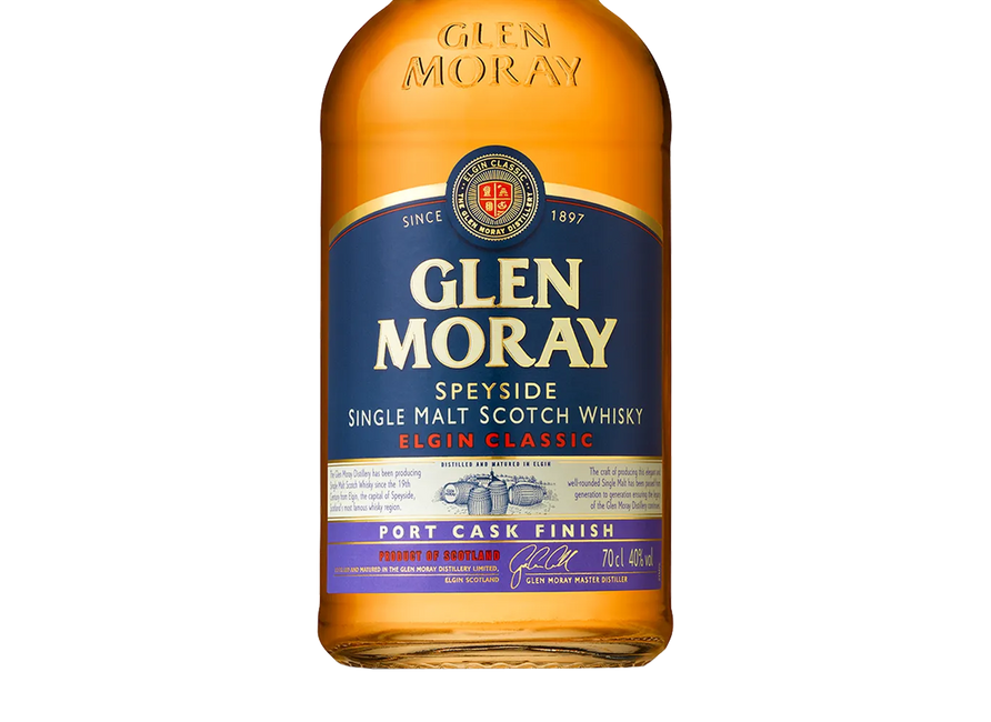 Glen Moray Classic Port Cask Finish Single Malt Scotch Whisky (700ml) - Whisky - Black Market