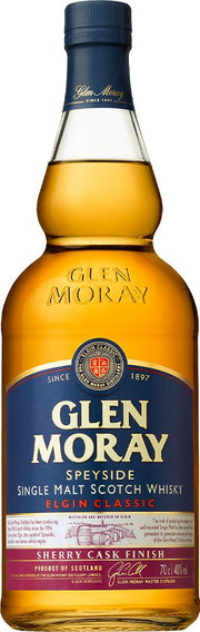 Glen Moray Classic Sherry Cask Finish Single Malt Scotch Whisky (700ml) - Whisky - Black Market