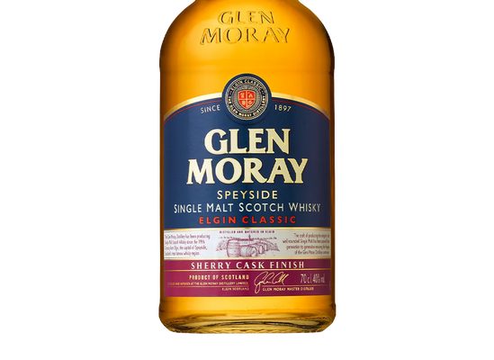 Glen Moray Classic Sherry Cask Finish Single Malt Scotch Whisky (700ml) - Whisky - Black Market