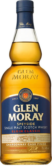 Glen Moray Classic Chardonnay Cask Finish Single Malt Scotch Whisky (700ml) - Whisky - Black Market