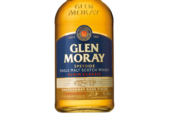 Glen Moray Classic Chardonnay Cask Finish Single Malt Scotch Whisky (700ml) - Whisky - Black Market
