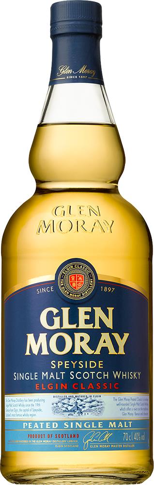 Glen Moray Classic Peated Finish Single Malt Scotch Whisky (700ml) - Whisky - Black Market