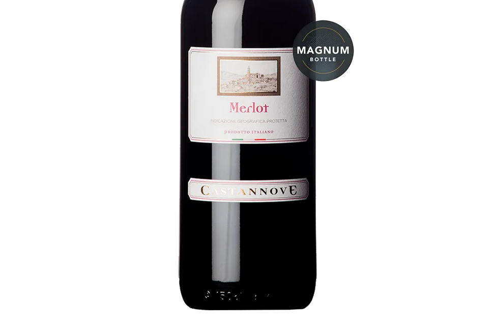 Castannove Merlot Puglia NV Magnum 1.5L (Italy) - Merlot - Black Market
