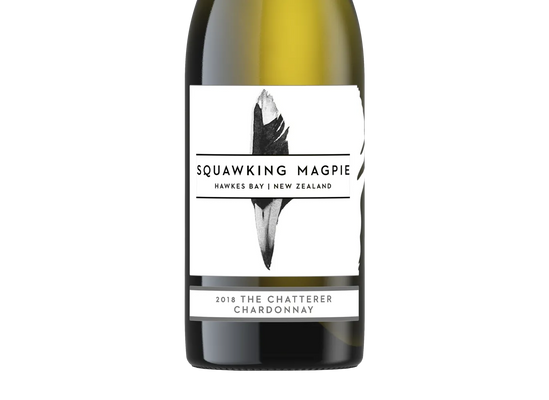 Squawking Magpie The Chatterer Hawke's Bay Chardonnay 2018 - Chardonnay - Black Market