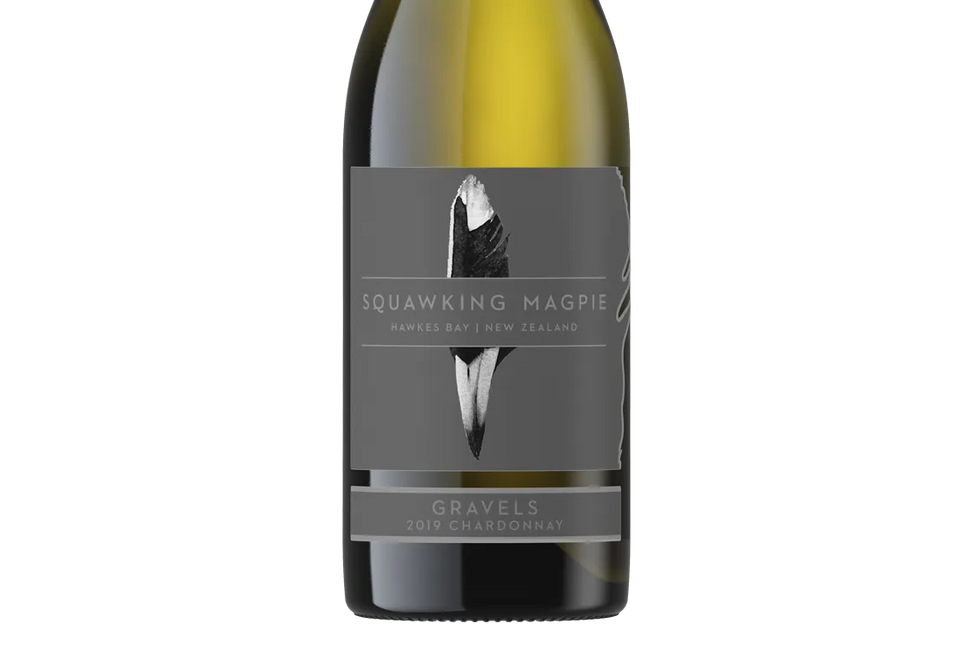 Squawking Magpie The Gravels Hawkes Bay Chardonnay 2019 - Chardonnay - Black Market
