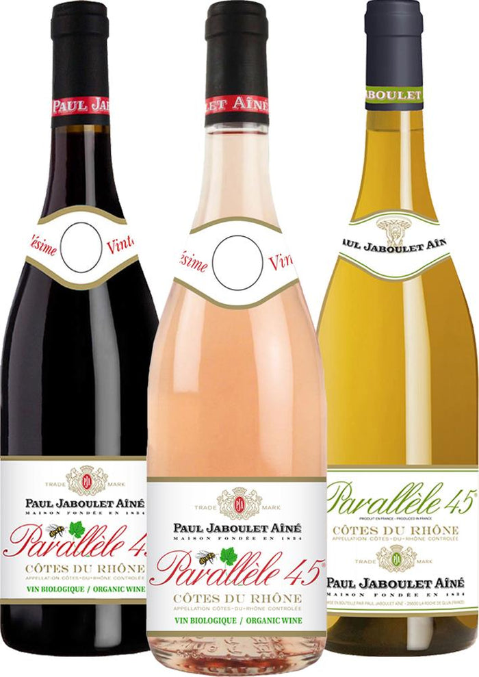 The Paul Jaboulet Côtes du Rhône Paralléle 45 Trio (France) - Mixed Case - Black Market
