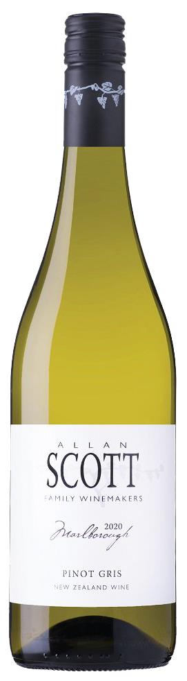 Allan Scott Marlborough Pinot Gris 2020 - PInot Gris - Black Market