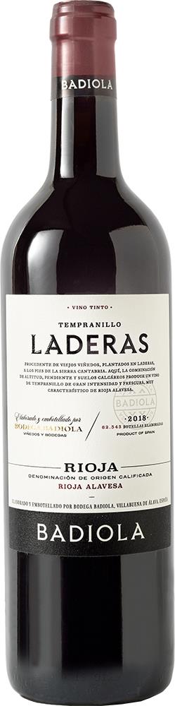 Badiola Tempranillo de Laderas Rioja 2018 (Spain) - Tempranillo - Black Market