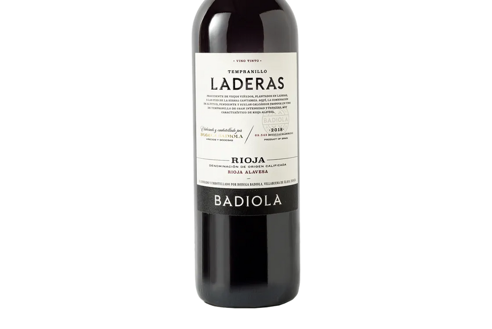 Badiola Tempranillo de Laderas Rioja 2018 (Spain) - Tempranillo - Black Market