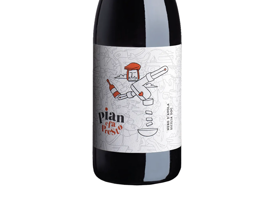 Pian e Fa Presto Nero d’Avola Sicily 2018 (Italy) - Nero d'Avola - Black Market