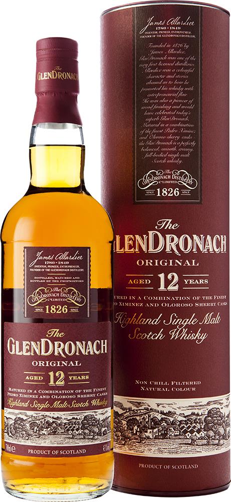 GlenDronach Original 12yo Single Malt Scotch Whisky (700ml) - Whisky - Black Market