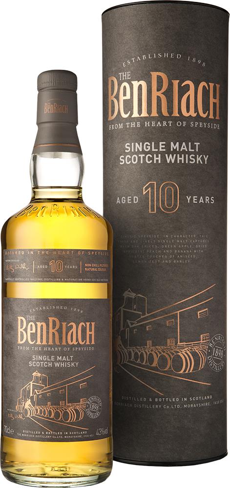 BenRiach 10yo Single Malt Scotch Whisky (700ml) - Whisky - Black Market