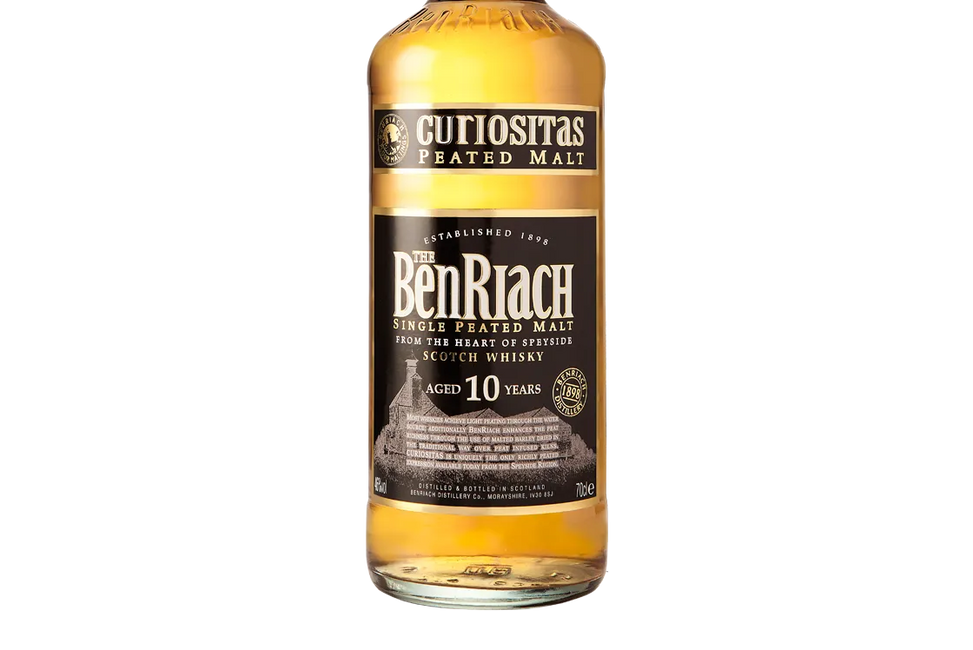 BenRiach Curiositas 10yo Single Peated Malt Scotch Whisky (700ml) - Whisky - Black Market
