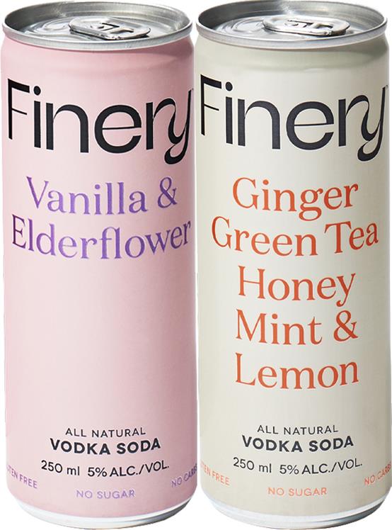 Finery Vanilla-Ginger Mix Vodka Soda (250ml) - Vodka - Black Market