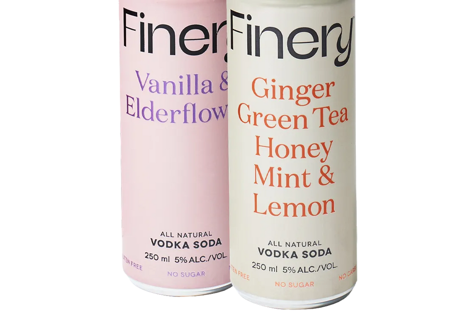 Finery Vanilla-Ginger Mix Vodka Soda (250ml) - Vodka - Black Market