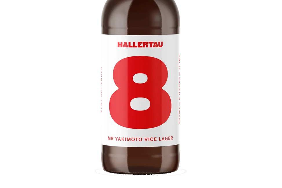 Hallertau Mr Yakimoto Rice Lager (330ml) - Beer - Black Market