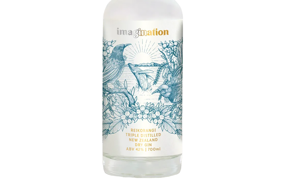 ImaGINation Reikorangi Triple Distilled Dry Gin (700ml) - Gin - Black Market
