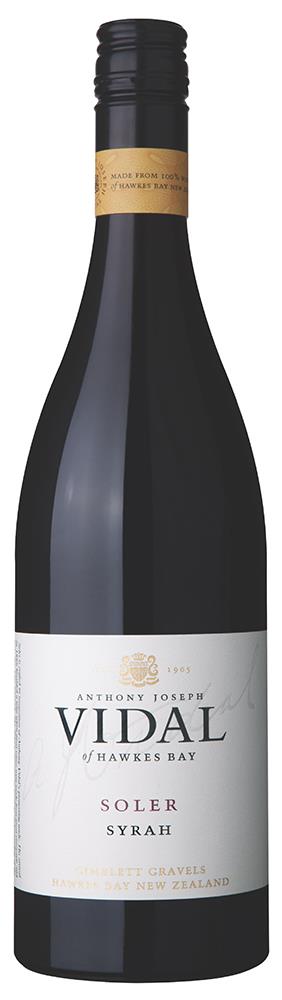 Vidal Soler Gimblett Gravels Hawkes Bay Syrah 2018 - Syrah - Black Market