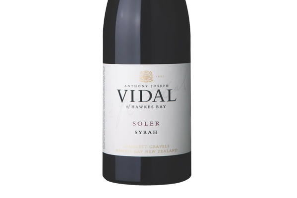 Vidal Soler Gimblett Gravels Hawkes Bay Syrah 2018 - Syrah - Black Market