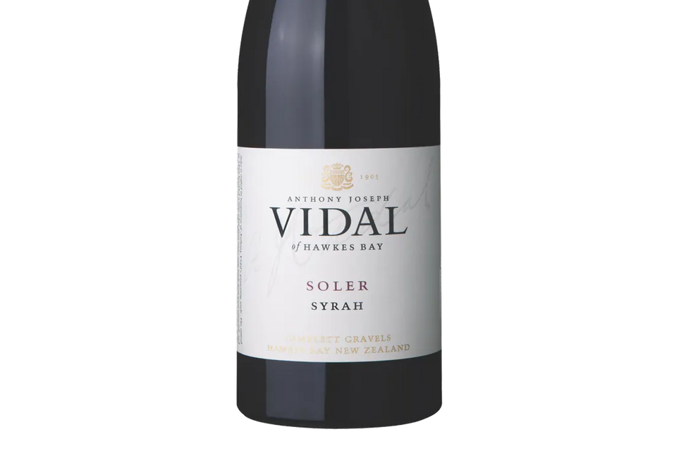 Vidal Soler Gimblett Gravels Hawkes Bay Syrah 2018 - Syrah - Black Market