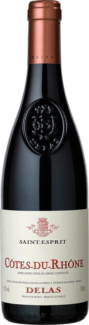 Delas Côtes-du-Rhône Saint-Esprit 2018 (France) - Syrah - Black Market