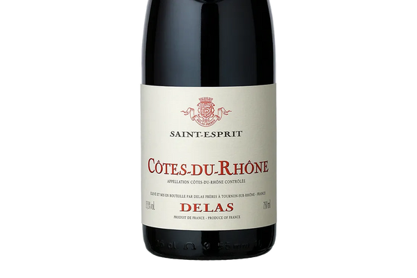 Delas Côtes-du-Rhône Saint-Esprit 2018 (France) - Syrah - Black Market