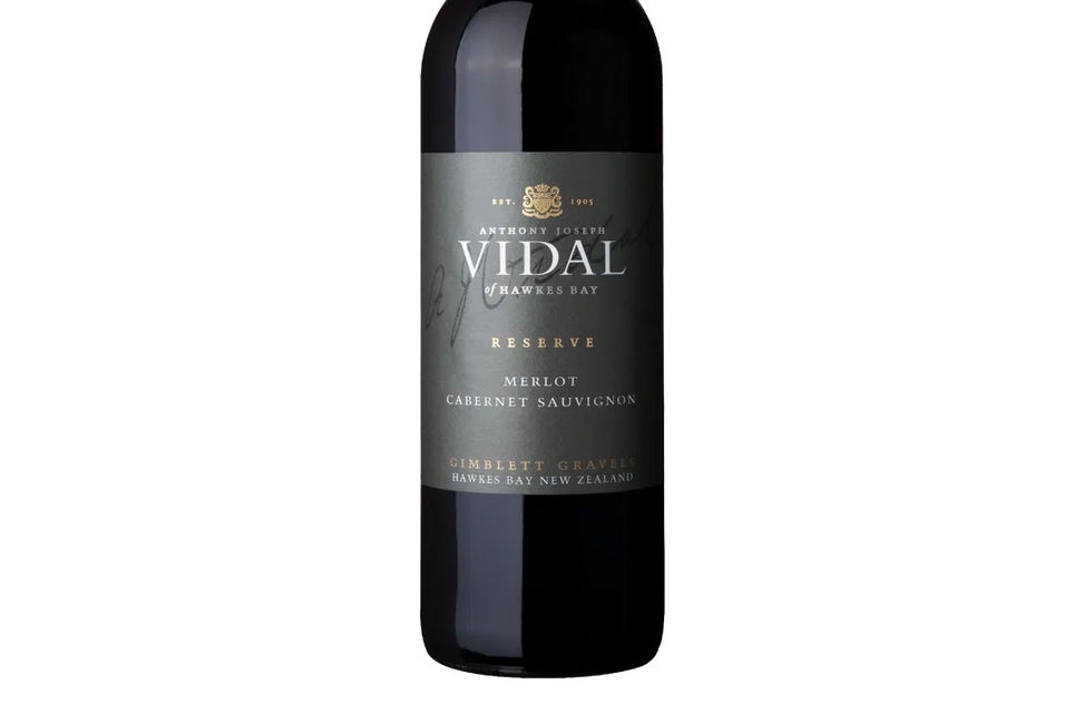 Vidal Reserve Gimblett Gravels Hawkes Bay Merlot Cabernet Sauvignon 2018 - Merlot - Black Market