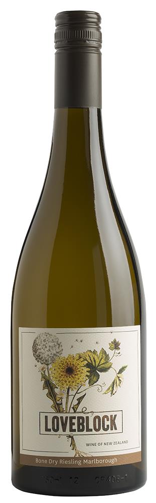 Loveblock Single Vineyard Marlborough Bone Dry Riesling 2020 - Riesling - Black Market