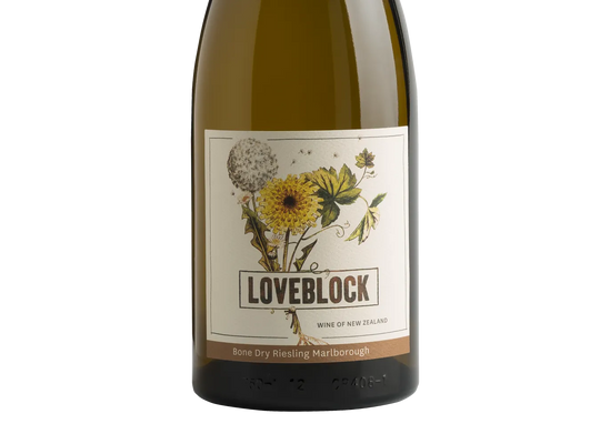 Loveblock Single Vineyard Marlborough Bone Dry Riesling 2020 - Riesling - Black Market