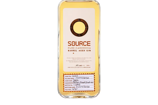 The Source Pure Cardrona Barrel Aged Pink Gin (750ml) - Gin - Black Market