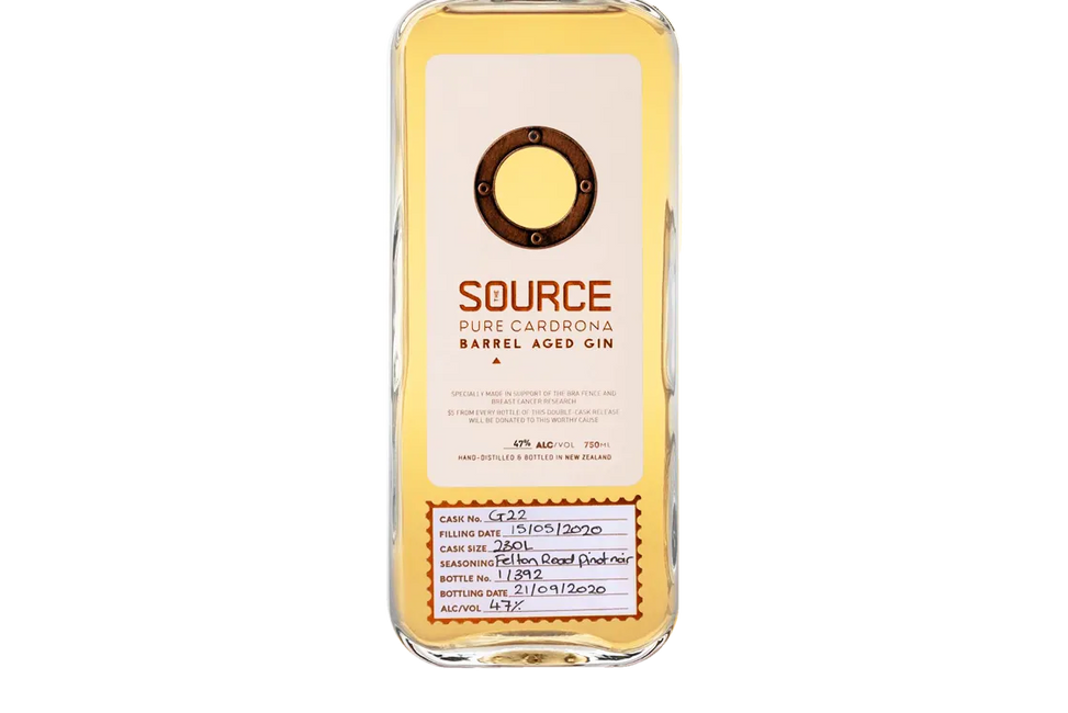 The Source Pure Cardrona Barrel Aged Pink Gin (750ml) - Gin - Black Market